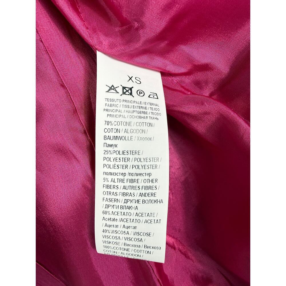Y2K Imperial Pink Plaid Double Breasted Blazer Sz XS - Picture 8 of 11